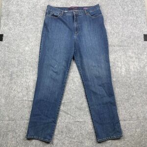 Gloria Vanderbilt Amanda Jeans Women's Size 18 Denim Blue Casual Stretch Comfort